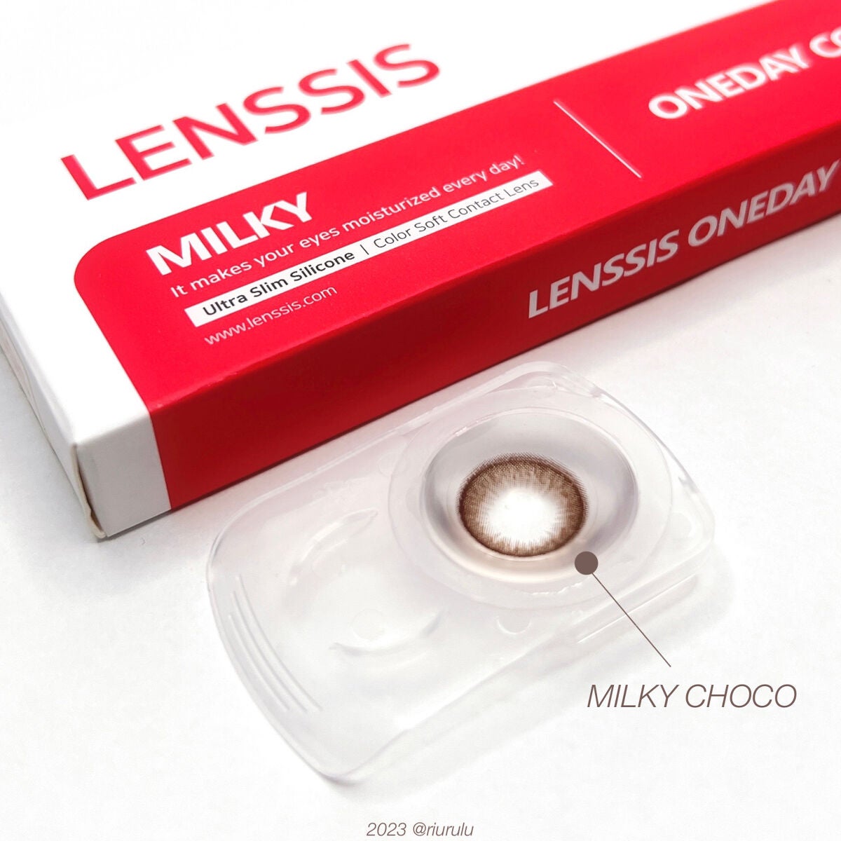 ミルキーシリーズ/LENSSIS/カラーコンタクトレンズを使ったクチコミ(3枚目)