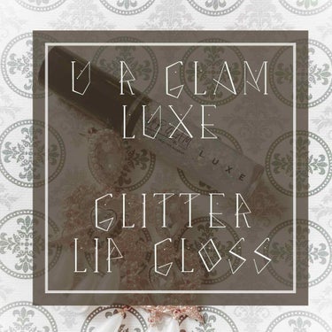 UR GLAM LUXE　GLITTER LIP GLOSS/U R GLAM/リップグロスを使ったクチコミ（1枚目）