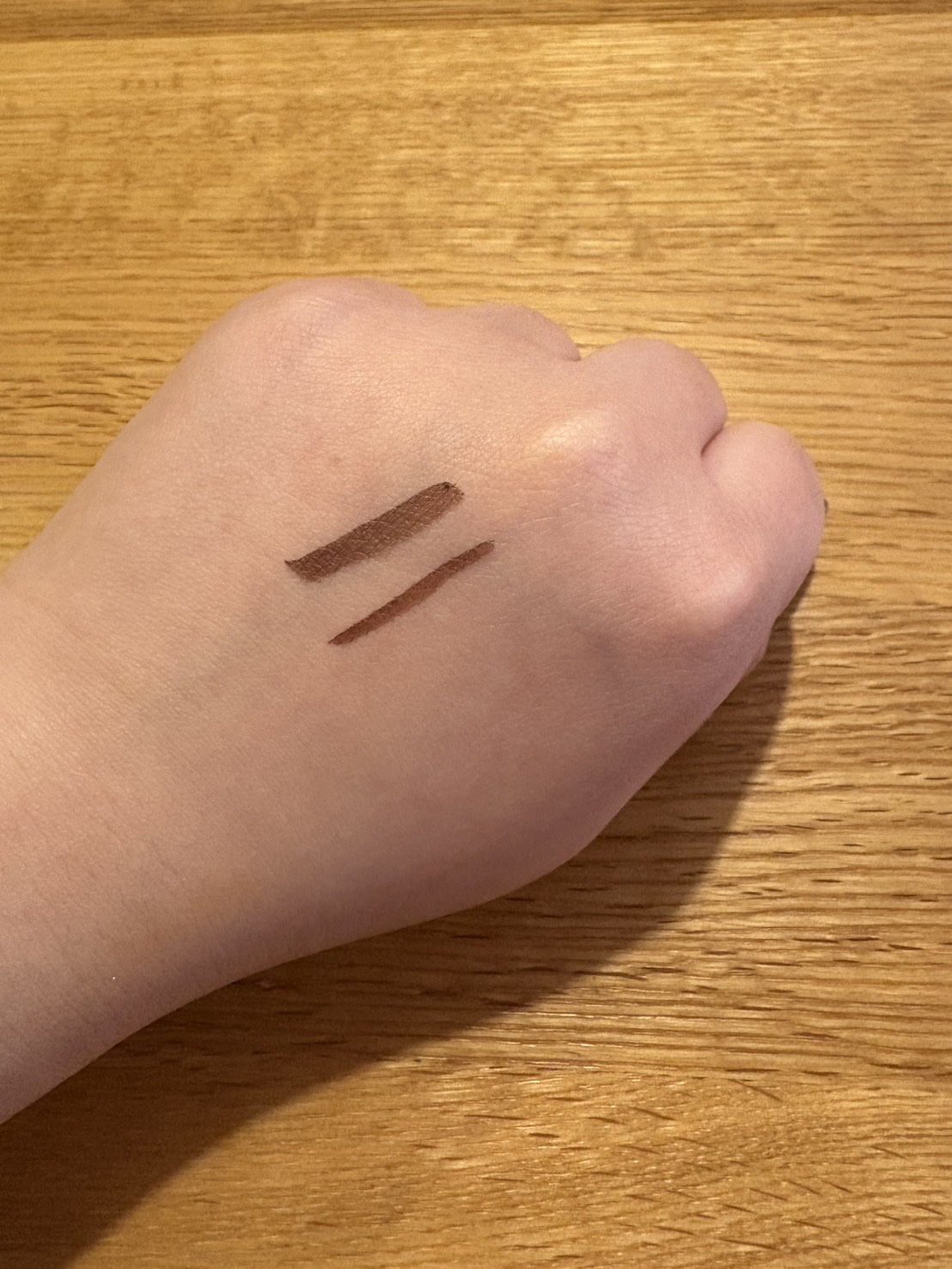 スキルレスライナー 03.チェスナットブラウン/LUMIURGLAS/リキッドアイライナーを使ったクチコミ（2枚目）