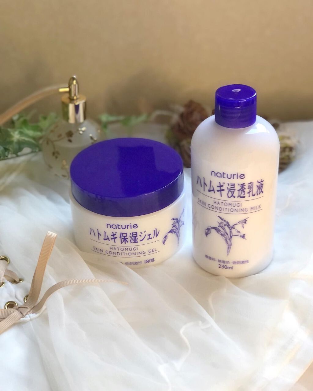 ハトムギ保湿ジェル(ナチュリエ スキンコンディショニングジェル)/ナチュリエ/美容液を使ったクチコミ（1枚目）