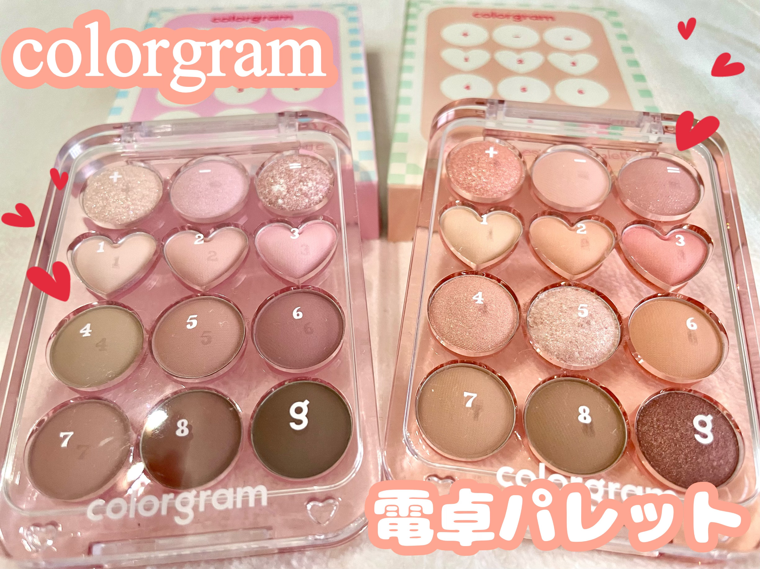 目元チュートリアルアイパレット/Colorgram/アイシャドウパレットを使ったクチコミ（1枚目）