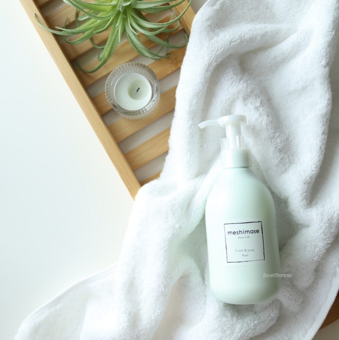 meshimase ボディミルク ペアー/meshimase/ボディミルクを使ったクチコミ(1枚目)