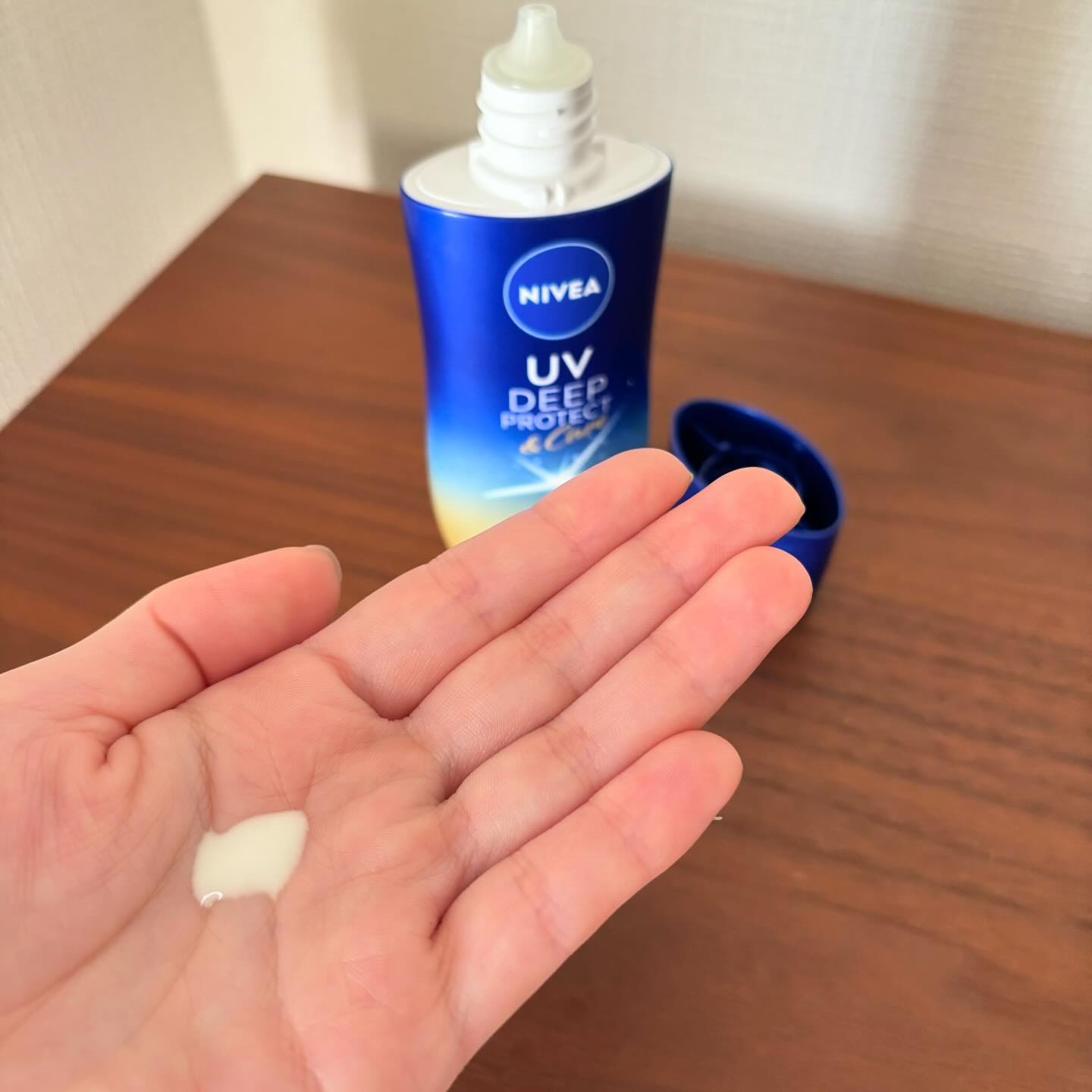 ニベアUV ディープ プロテクト＆ケア ジェル/ニベア/日焼け止めジェルを使ったクチコミ（2枚目）