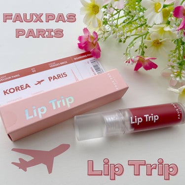 リップトリップベロアパリ/FAUX PAS PARIS/口紅を使ったクチコミ（1枚目）