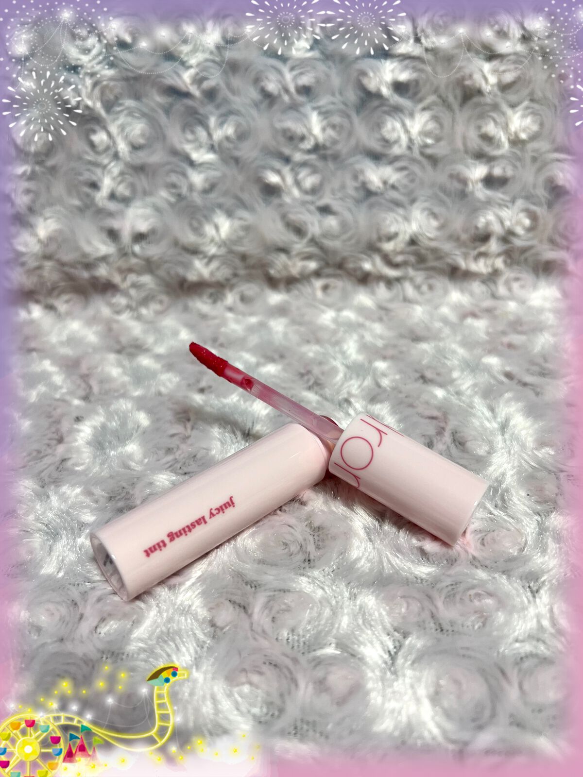 ジューシーラスティングティント/rom&nd/リップティントを使ったクチコミ(1枚目)