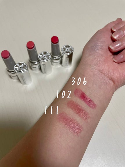 ルージュ リップブロッサム ミニ トリオ パレスドリーム �/JILL STUART/口紅を使ったクチコミ(2枚目)