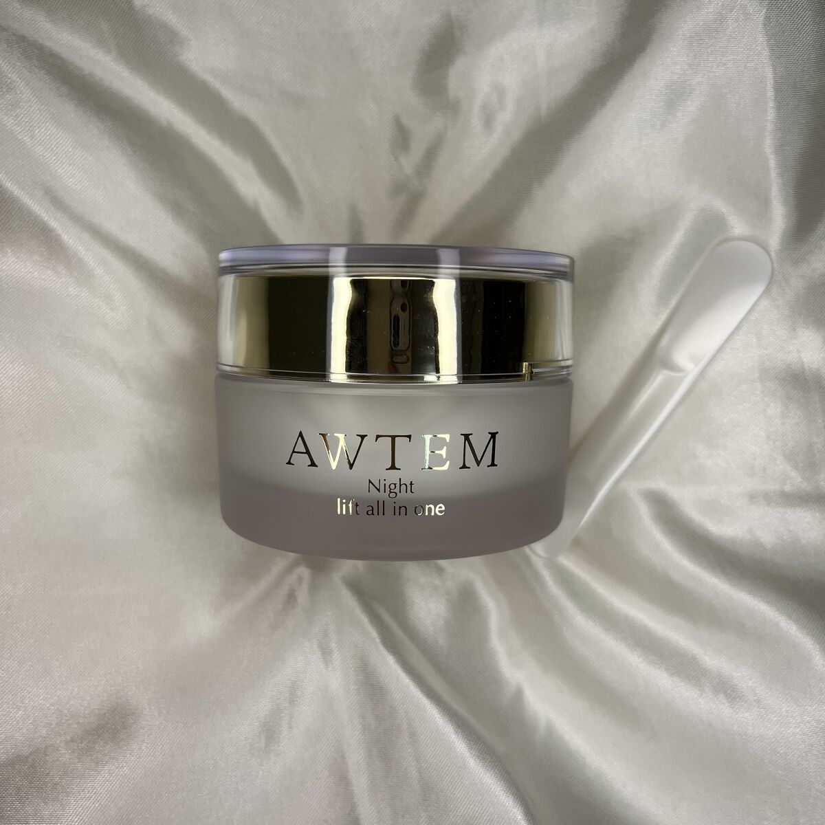 ナイトリフトオールインワン（夜⽤ジェルクリーム）/AWTEM/オールインワン化粧品を使ったクチコミ（2枚目）