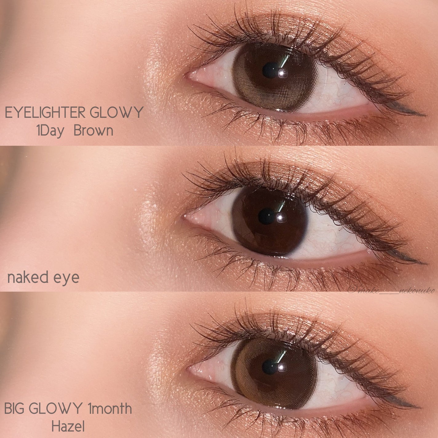 Glowy 1day/OLENS/ワンデー(1DAY)カラコンを使ったクチコミ(8枚目)