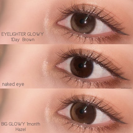 Glowy 1day/OLENS/ワンデー(1DAY)カラコンを使ったクチコミ(8枚目)