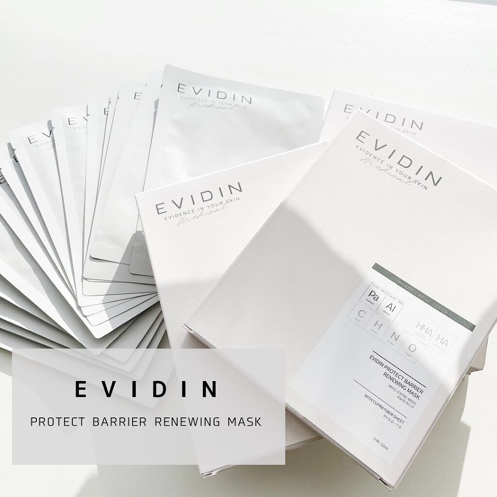 PROTECT BARRIER RENEWING MASK/EVIDIN/シートマスク・パックを使ったクチコミ(1枚目)