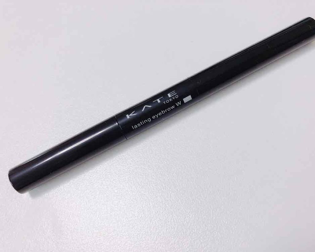 KATE ラスティングデザインアイブロウWのクチコミ「ケイト ラスティングアイブロウW(FL) BR-3
自然な茶色

ペンシル×パウダーで書く
簡.....」（1枚目）