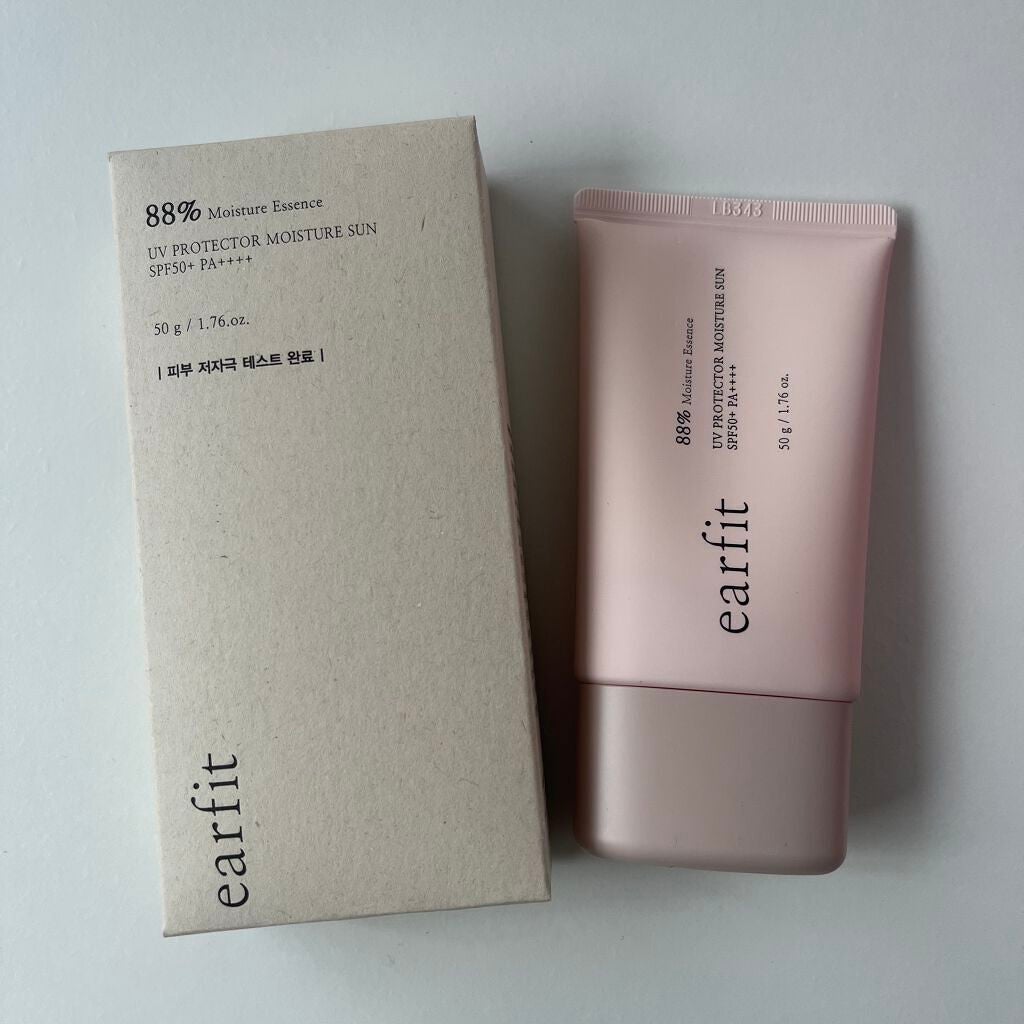 UVプロテクターモイスチャーサン/earfit/日焼け止めクリームを使ったクチコミ(1枚目)