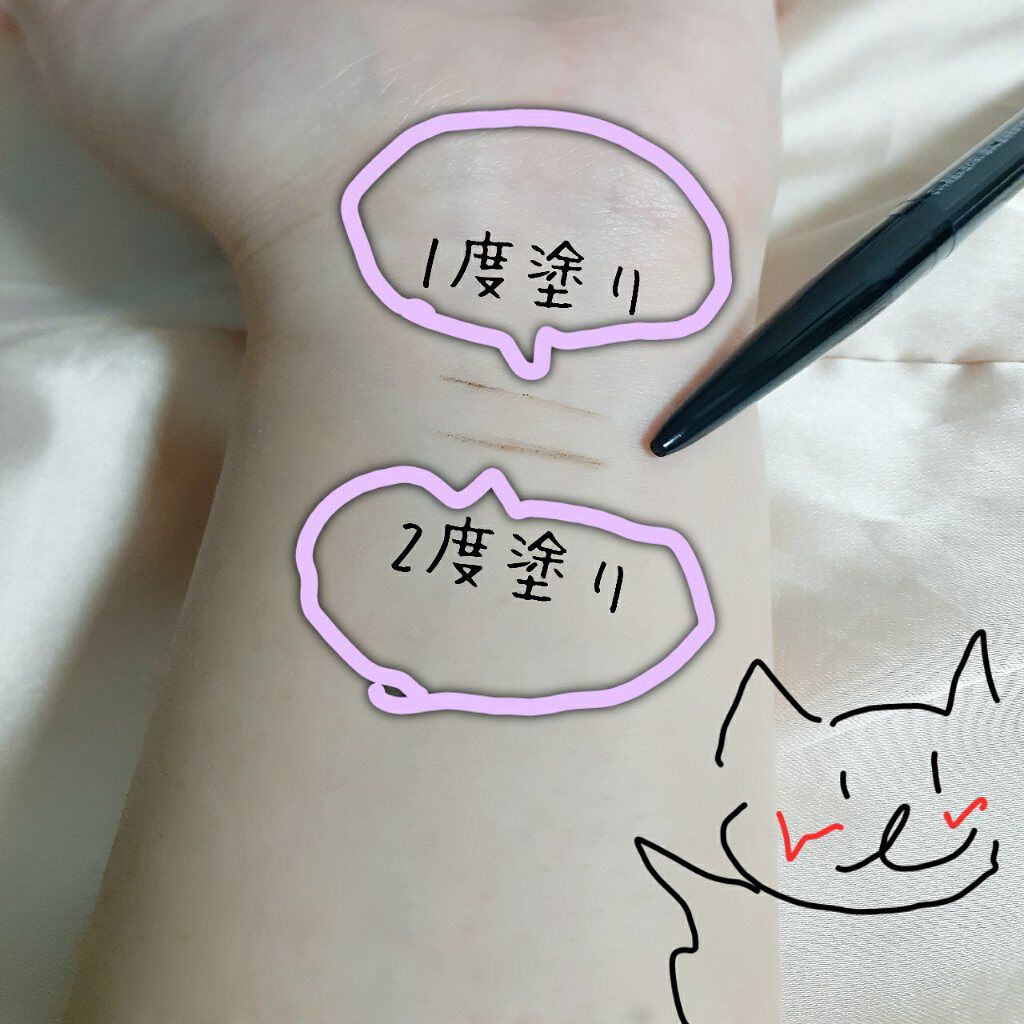 超細芯アイブロウ/CEZANNE/アイブロウペンシルを使ったクチコミ(2枚目)