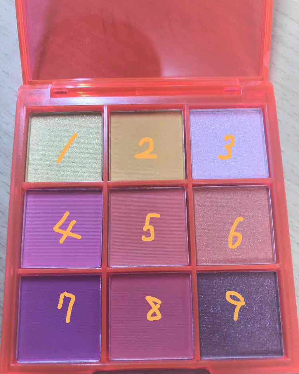UR GLAM BLOOMING EYE COLOR PALETTE/U R GLAM/アイシャドウパレットを使ったクチコミ(4枚目)