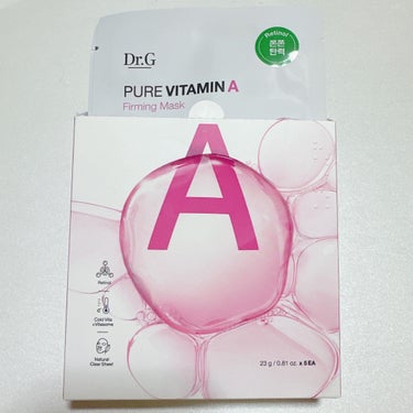 Dr.G Dr.G Pure Vitamin A Firming Maskのクチコミ「Dr.G PURE VITAMIN A Clear Firming Mask  #提供  #P.....」（2枚目）