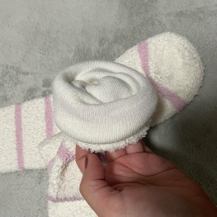 ぽかぽかカイロソックス S02 MARSHMALLOW PINK/カイロソックス/暖かい靴下を使ったクチコミ(3枚目)