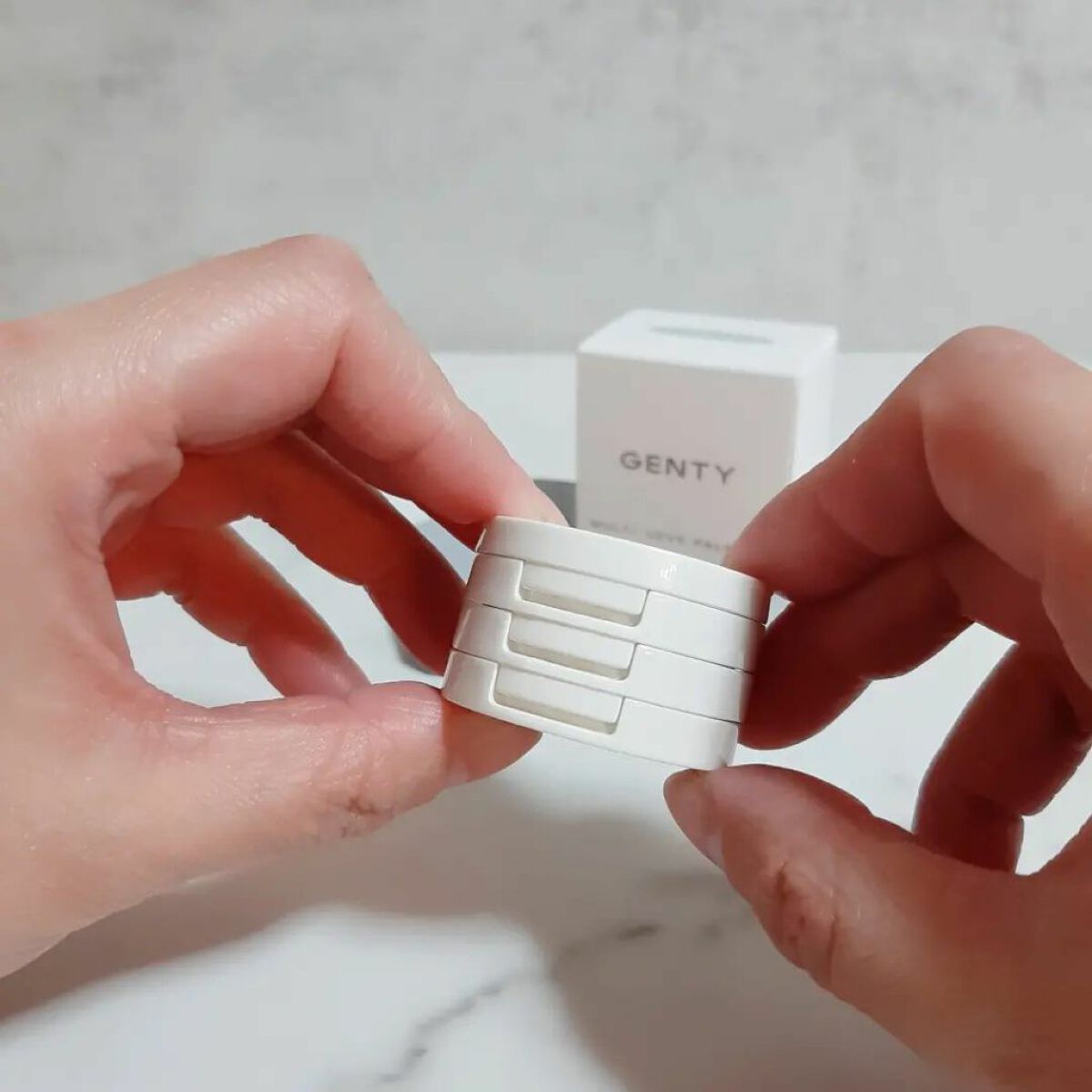 ジェンティー マルチ ラブ パレット  ステラ フェスタ グリッター アイシャドウ/GENTY/ジェル・クリームアイシャドウを使ったクチコミ（2枚目）