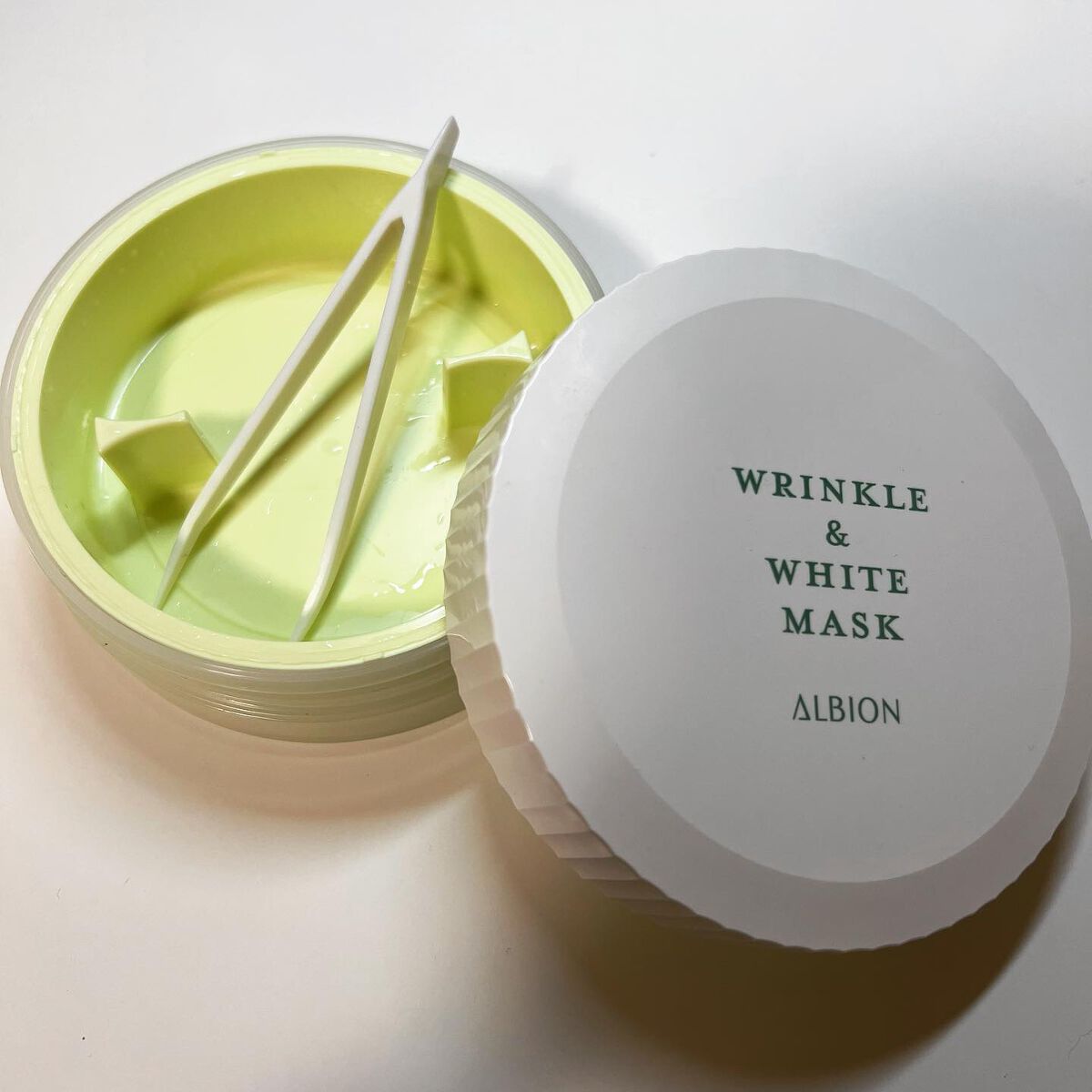 リンクル&ホワイト マスク/ALBION/シートマスク・パックを使ったクチコミ(1枚目)