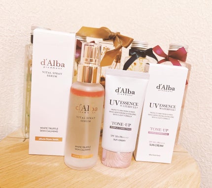 ダルバ ウォータフル トーンアップ サンクリーム(パープル)/ダルバ/日焼け止めクリームを使ったクチコミ(1枚目)