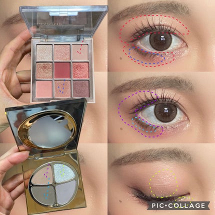 シャドウパレット/dasique/アイシャドウパレットを使ったクチコミ(3枚目)