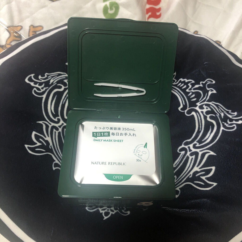 グリーンダーマCICA デイリーシートマスク/ネイチャーリパブリック/シートマスク・パックを使ったクチコミ（2枚目）