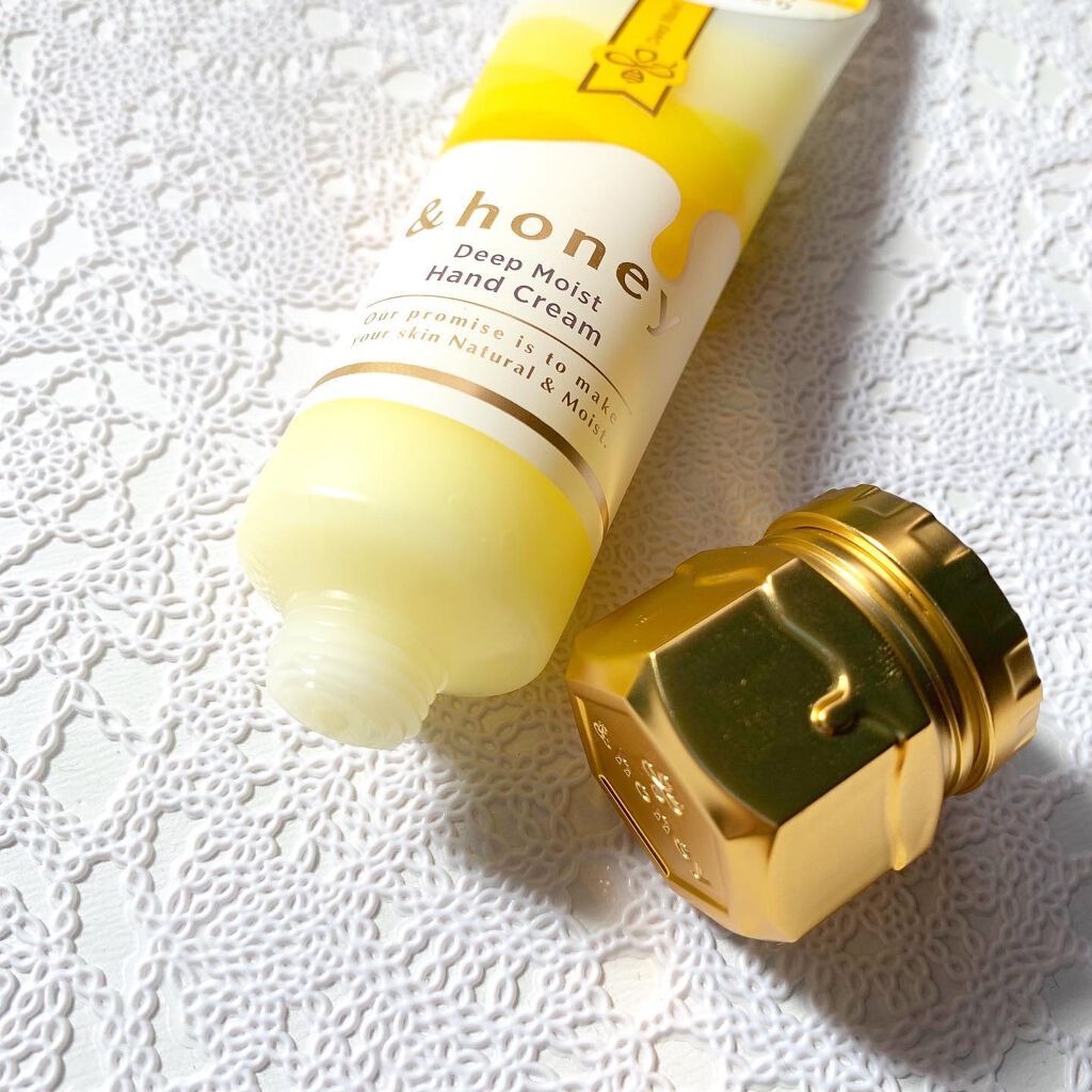 アンドハニー　ディープモイスト ハンドクリーム/&honey/ハンドクリームを使ったクチコミ（2枚目）