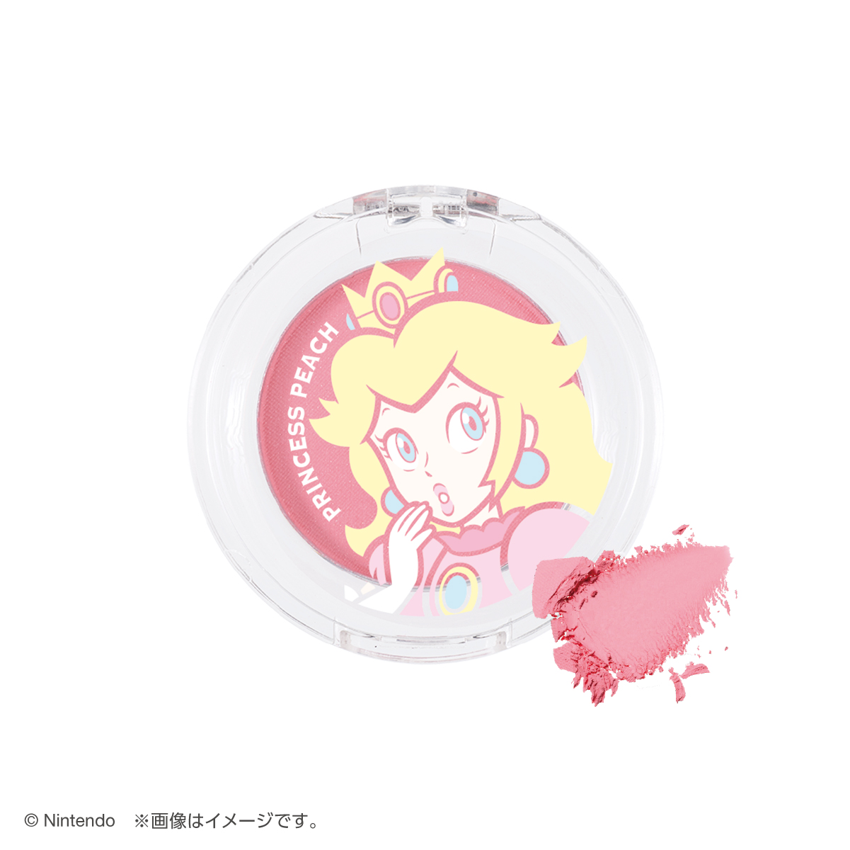 スーパーマリオ　ピーチ姫　フェイス＆アイカラー コーラルピンク