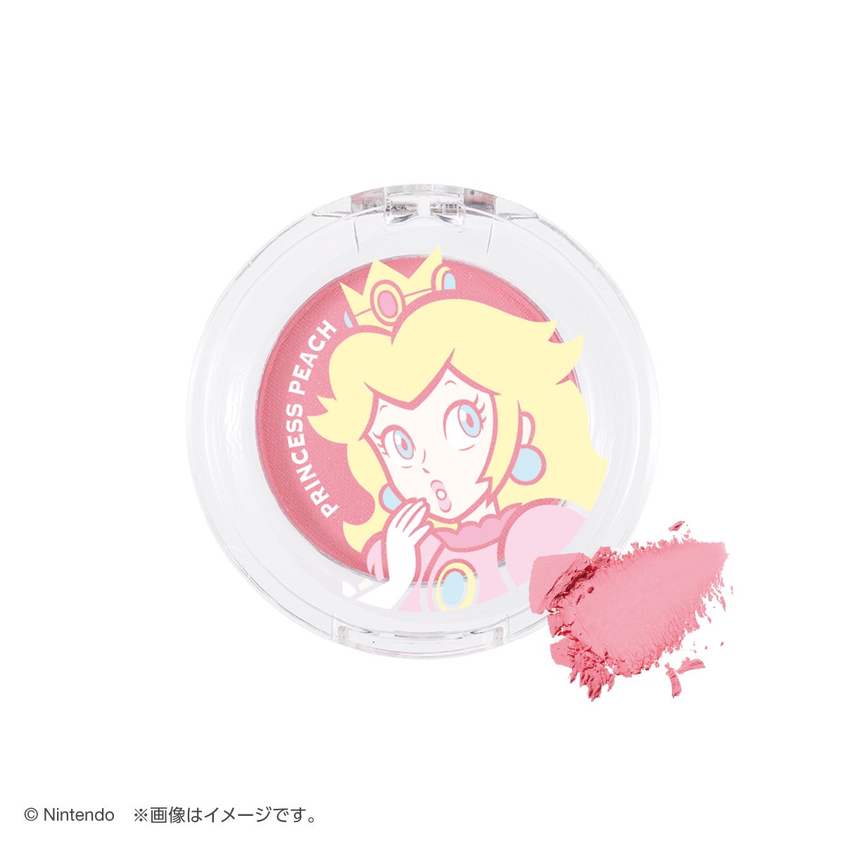 スーパーマリオ ピーチ姫 フェイス&アイカラー コーラルピンク