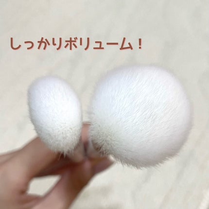 ごくふわブラシ/DAISO/メイクブラシを使ったクチコミ(2枚目)