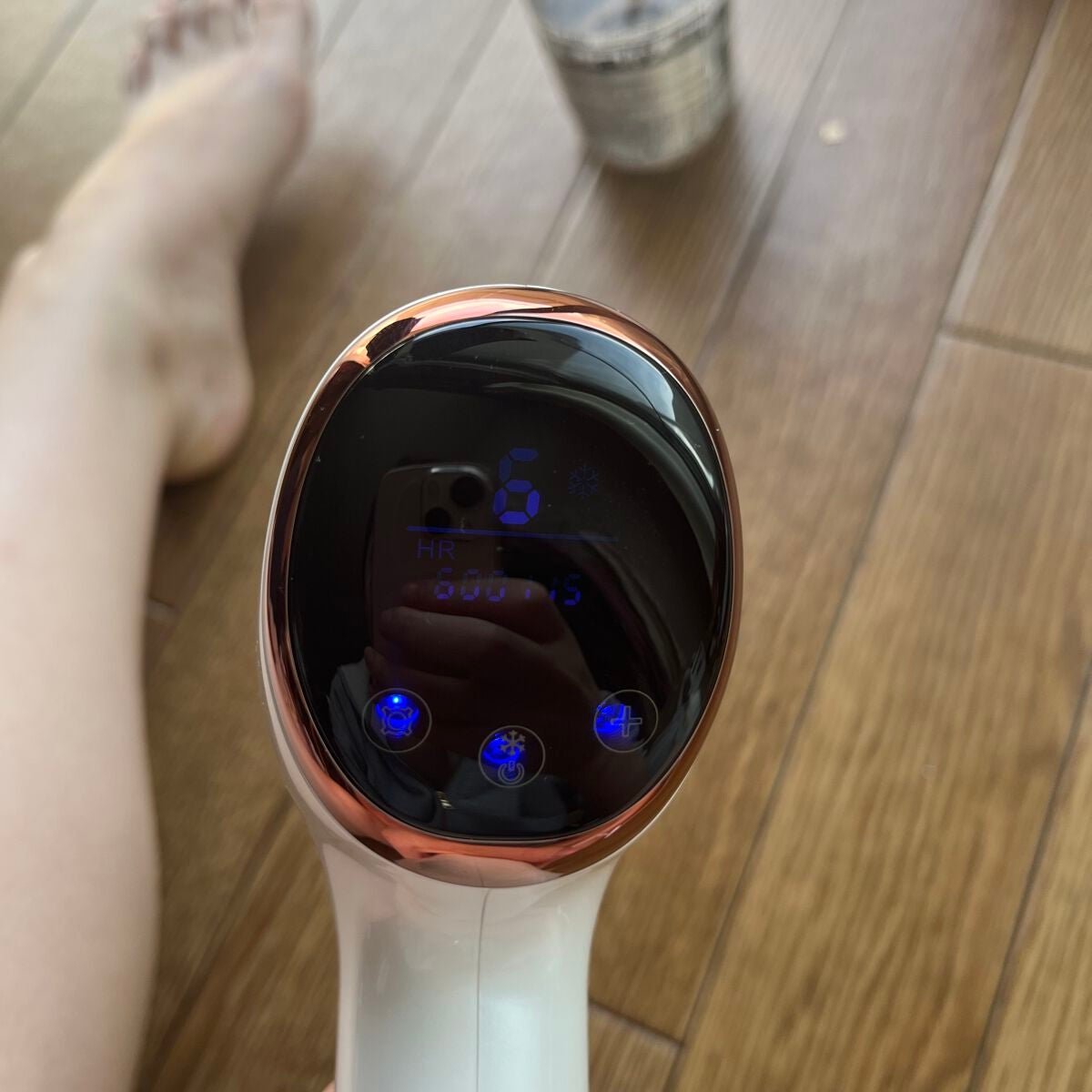 サファイア冷却 脱毛器 ムダ毛ケア/Sarlisi/家庭用脱毛器を使ったクチコミ(5枚目)