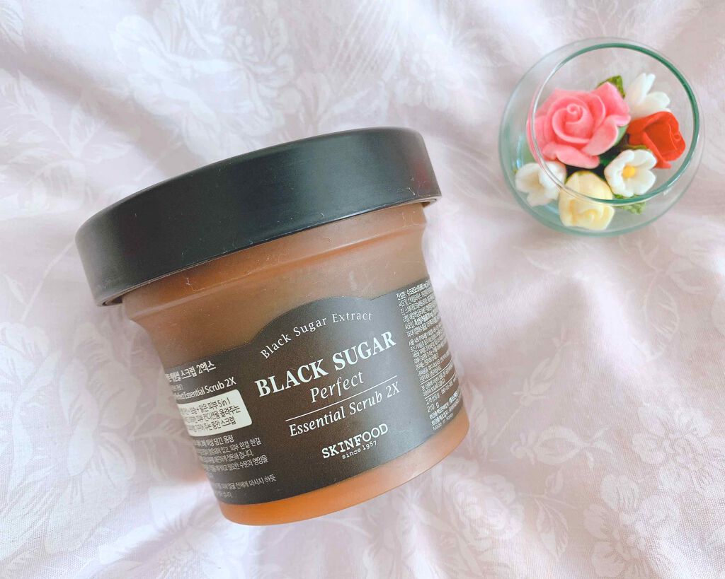 ブラックシュガー パーフェクト エッセンシャル スクラブ2X/SKINFOOD/洗い流すパック・マスクを使ったクチコミ（1枚目）