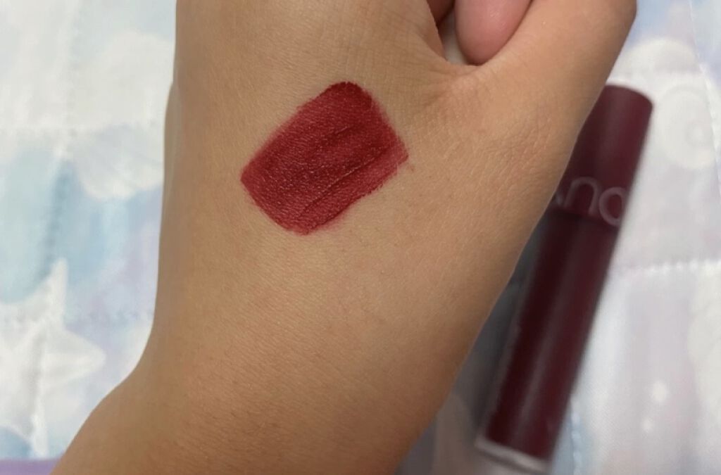 ゼロベルベットティント 21 ヴィランベスト(VILLAIN VEST)/rom&nd/リップティントを使ったクチコミ（2枚目）