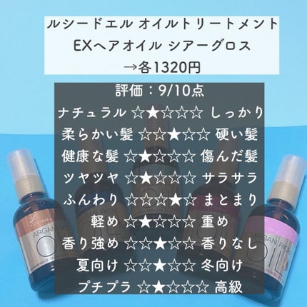 オイルトリートメント #EXヘアオイル/ルシードエル/ヘアオイルを使ったクチコミ(8枚目)