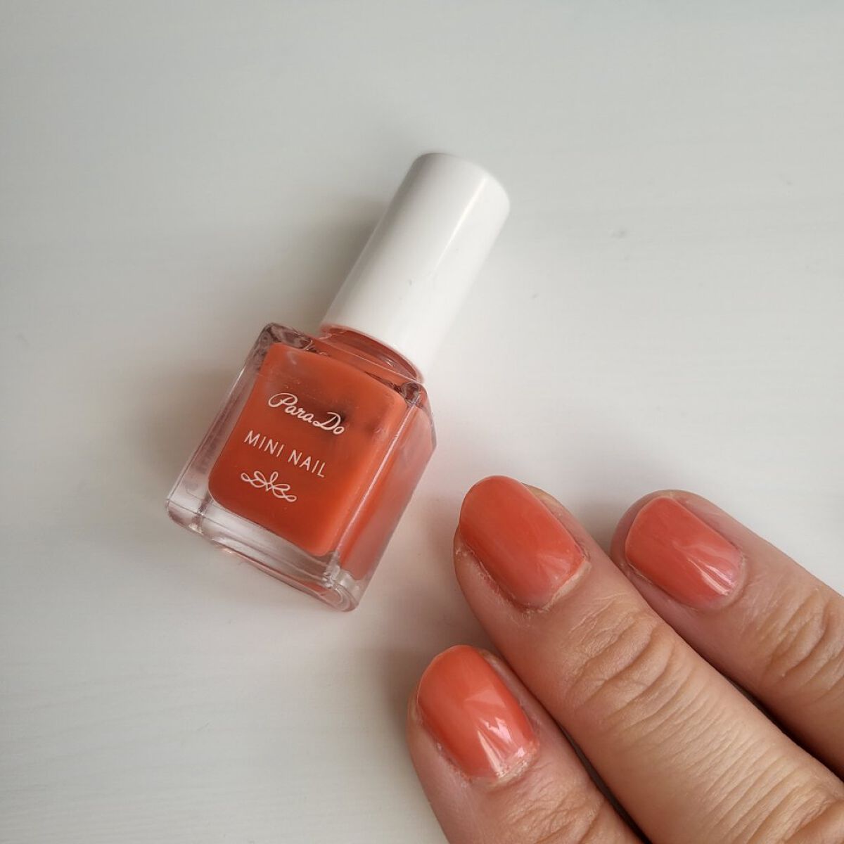 ミニネイル OR02 ポピーオレンジ/パラドゥ/マニキュアを使ったクチコミ（3枚目）