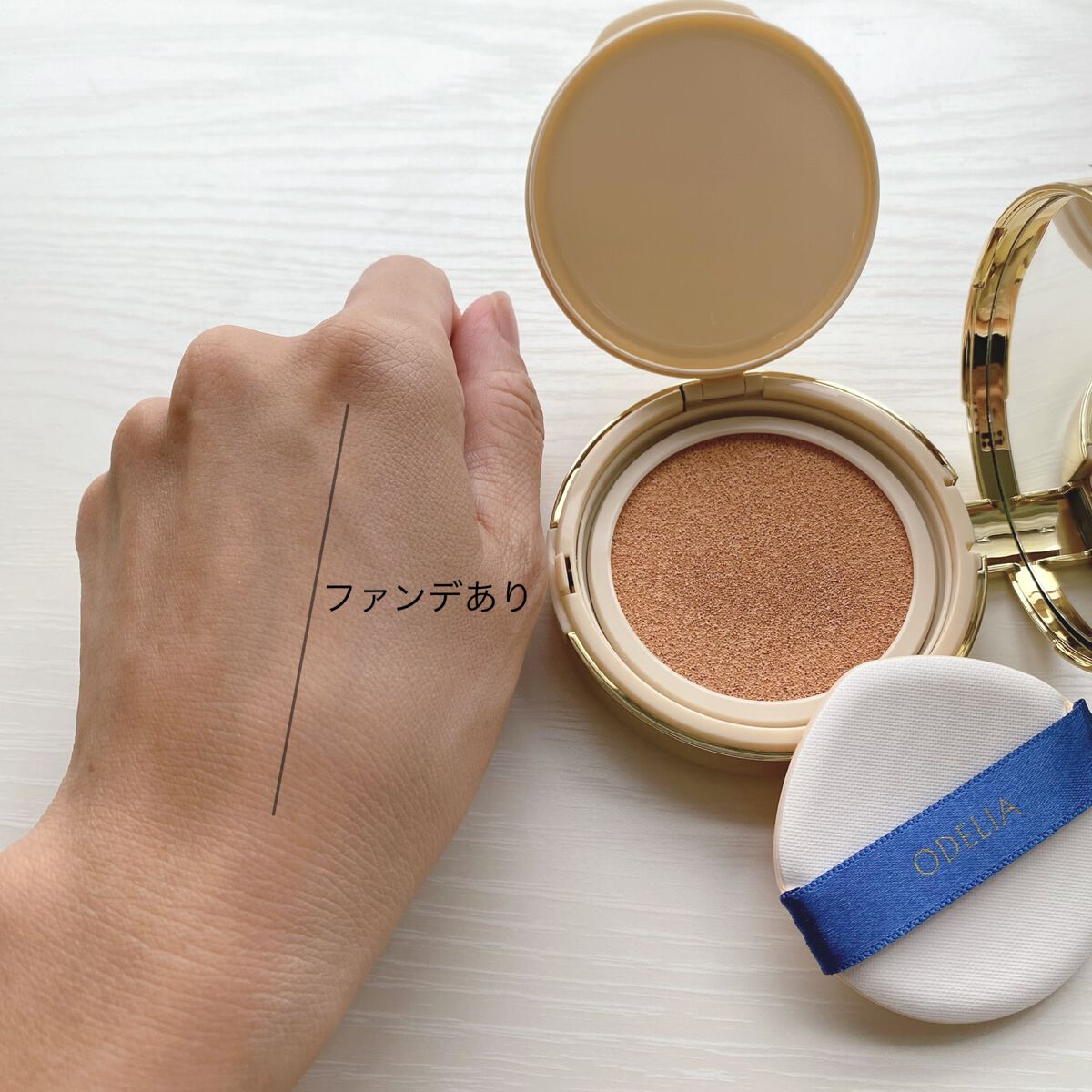 ルミナスフィット クッションファンデーション /ODELIA/クッションファンデーションを使ったクチコミ(4枚目)