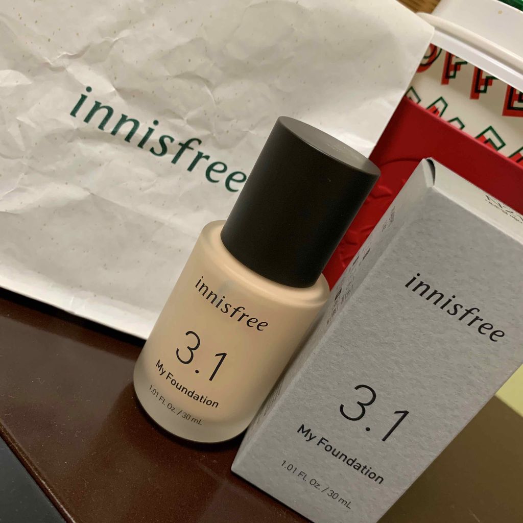 マイファンデーション/innisfree/リキッドファンデーションを使ったクチコミ(1枚目)