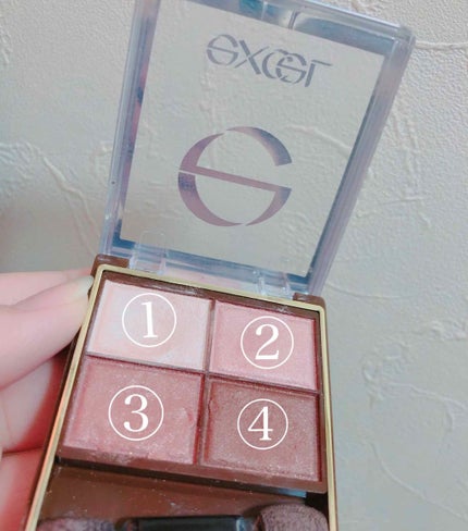 スキニーリッチシャドウ/excel/アイシャドウパレットを使ったクチコミ(1枚目)
