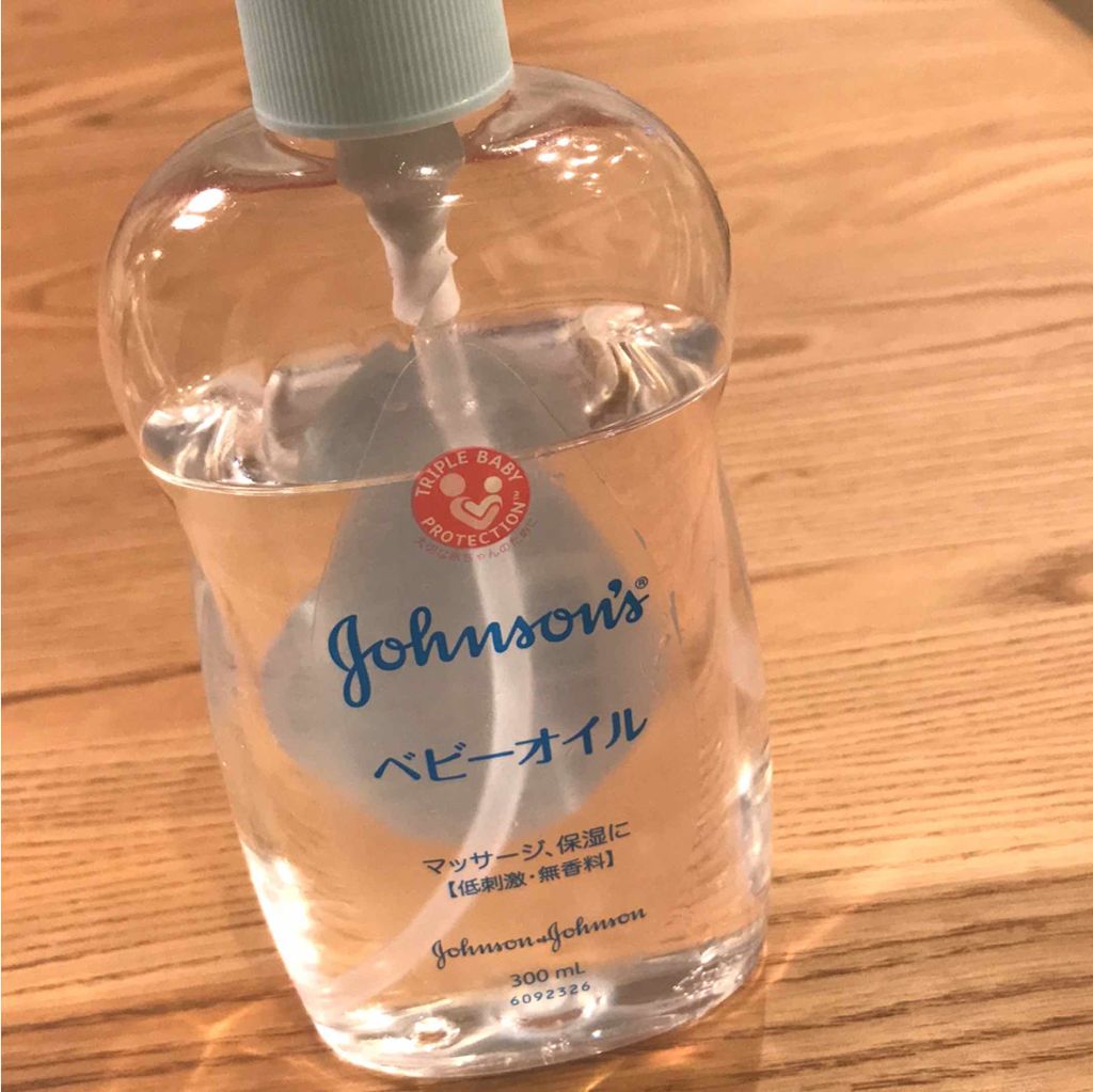 ジョンソン ベビーオイル 無香料/ジョンソンベビー/ボディオイルを使ったクチコミ(1枚目)