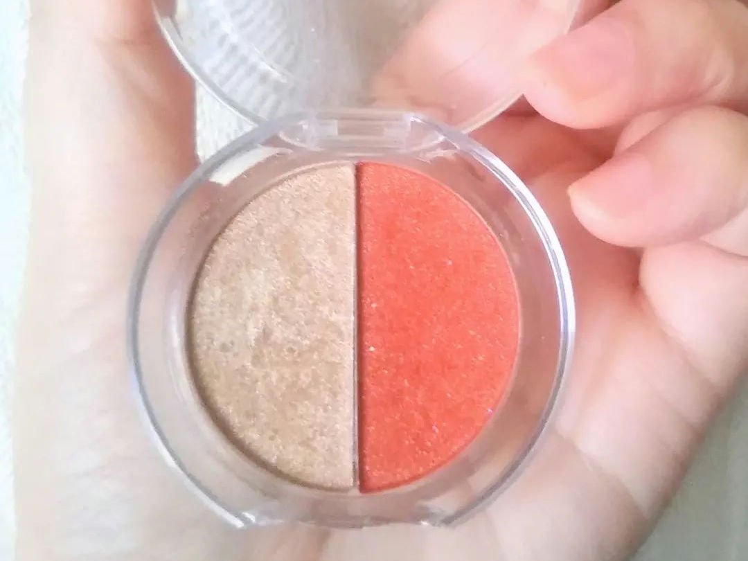  Girls Award デュアルアイシャドウ/crayontouch-me/アイシャドウパレットを使ったクチコミ（2枚目）