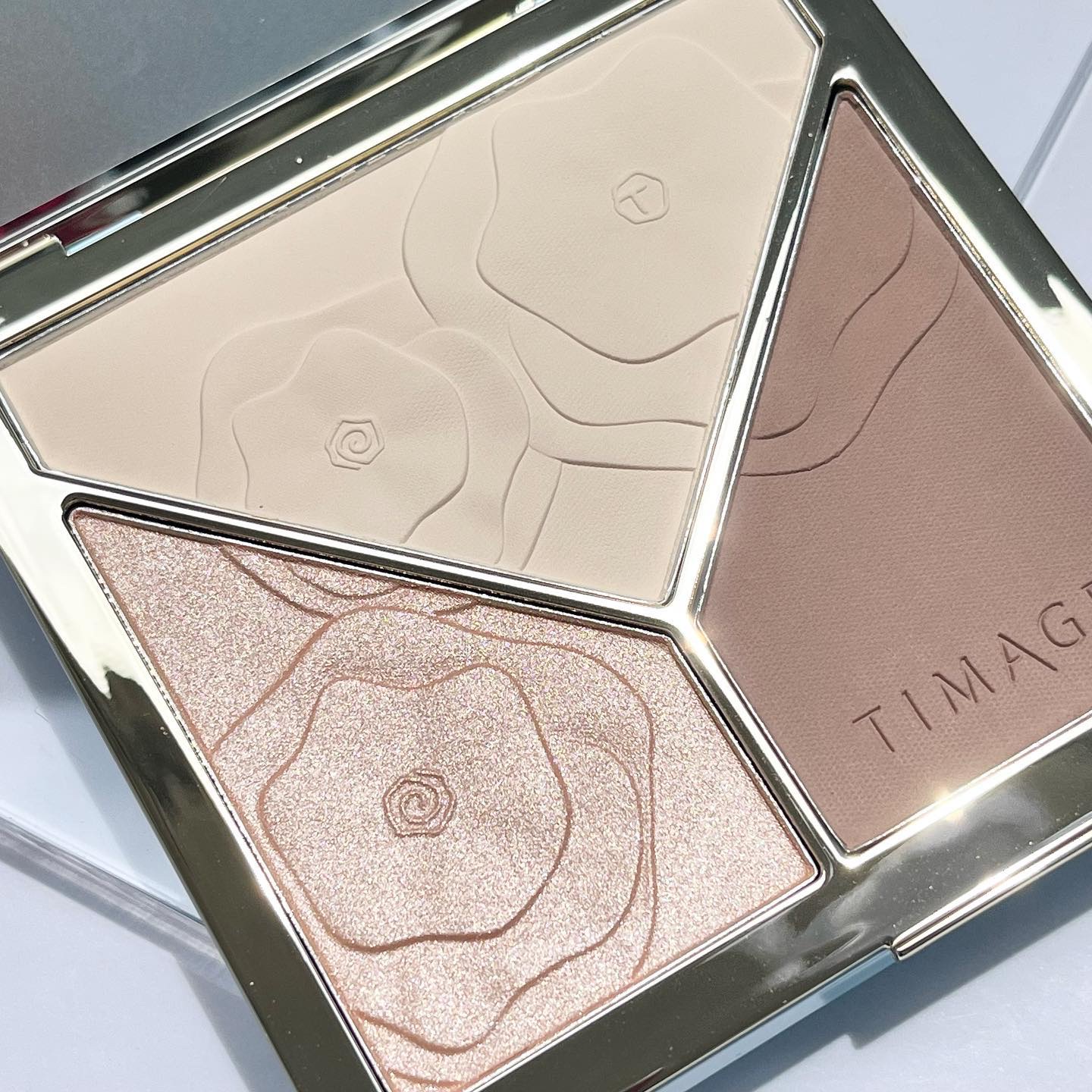 ハイライトシェーディングパレット/TIMAGE/パウダーハイライトを使ったクチコミ（1枚目）