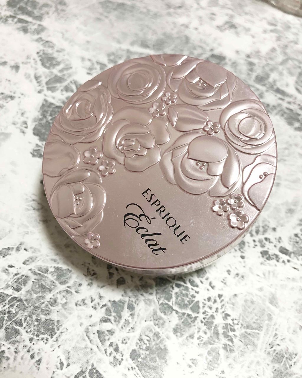 エスプリーク エクラ 明るさ持続 おしろいのクチコミ「エスプリーク エクラ
明るさ持続 おしろい 02 (華やかなピンク系)


ラベンダー×ピンク.....」（2枚目）