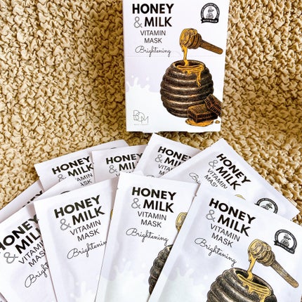 BOM HONEY&MILK ビタミンマスク10枚