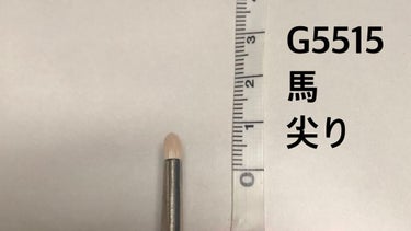 白鳳堂 G5513 馬毛
LIPSにはこちらの商品ページありませんでした。

私が持っている中で1番小さいブラシ✨
ペンシルライナーの先くらいのサイズです。

しかしこれが意外と使える！！
基本のブラシ