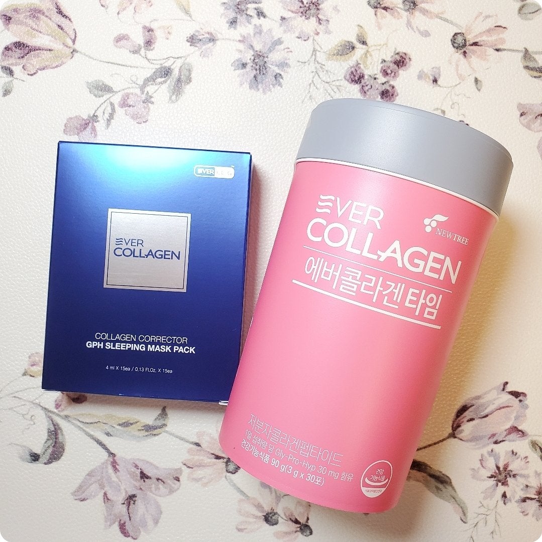 GPH SLEEPING MASK PACK/EVER COLLAGEN/洗い流すパック・マスクを使ったクチコミ(1枚目)