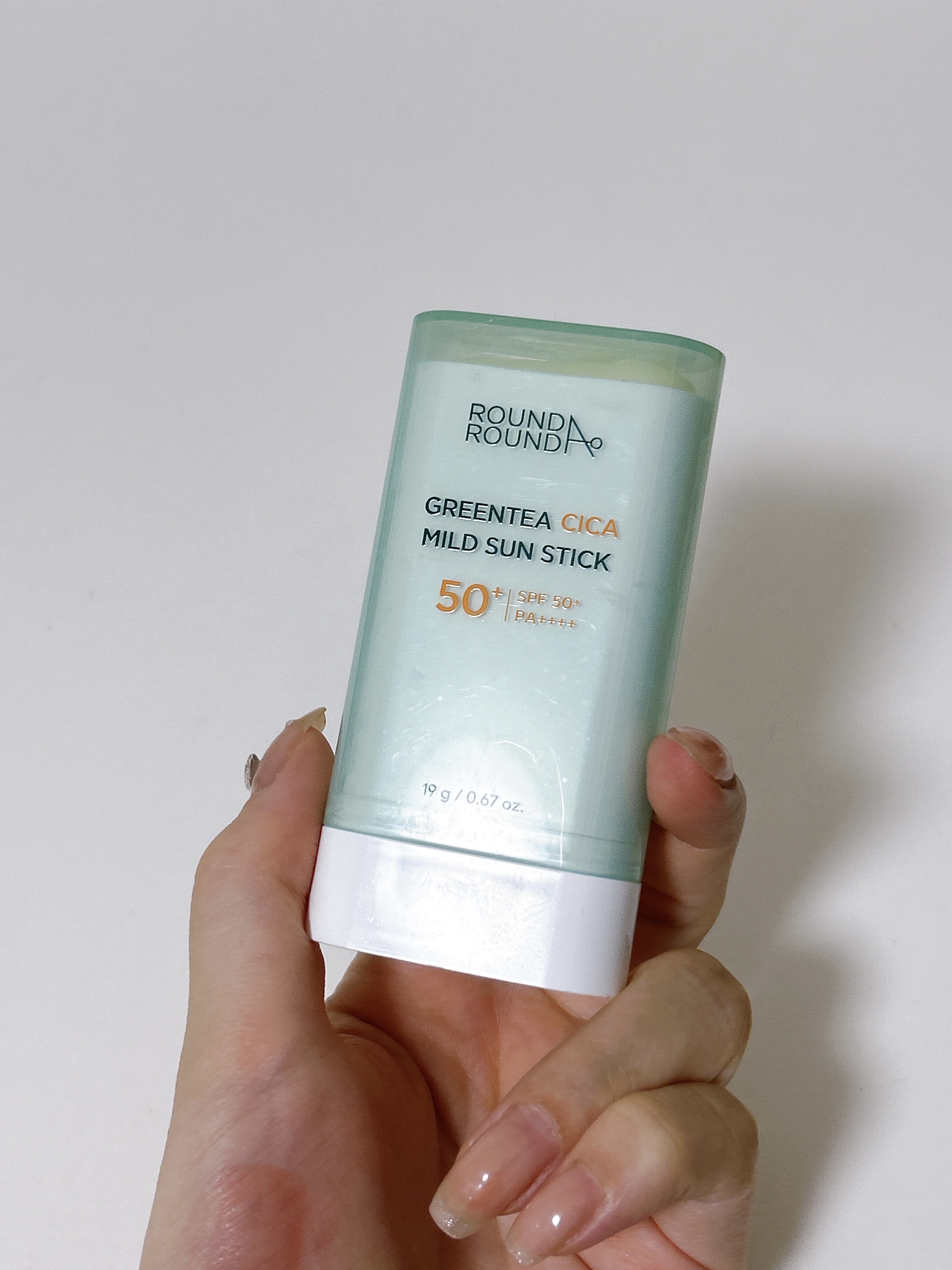 グリーンティー CICA マイルド サンスティック/ラウンドアラウンド/日焼け止めスティックを使ったクチコミ（2枚目）