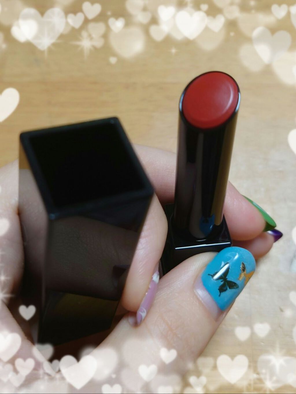 グレイズバームリップ/excel/口紅を使ったクチコミ（2枚目）