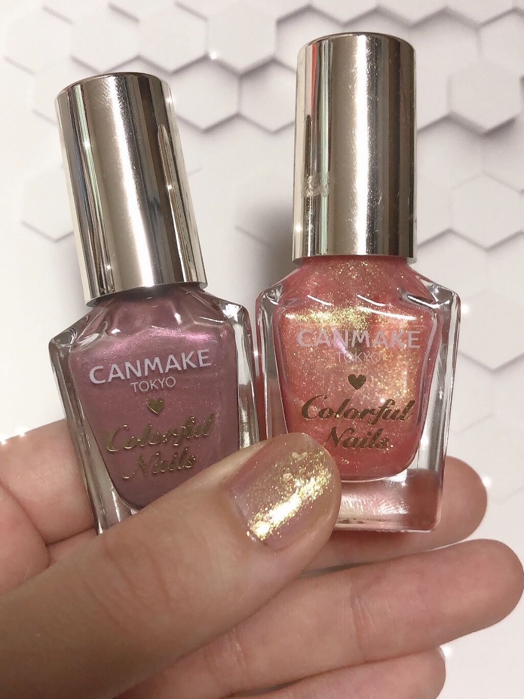 カラフルネイルズ/キャンメイク/マニキュアを使ったクチコミ（3枚目）