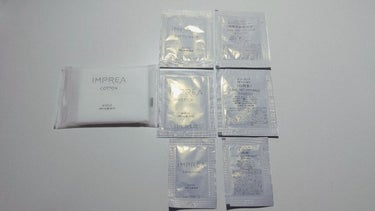 iMPREA エマルジョンのクチコミ「≪試供品消費≫
サロン専売品≪インプレア≫の試供品を何個か頂いたので、レビューです。
1日分溜.....」（1枚目）