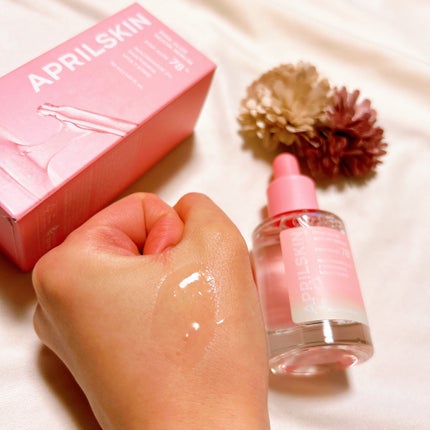ピンクアロエビタトナー/APRILSKIN/化粧水を使ったクチコミ(7枚目)