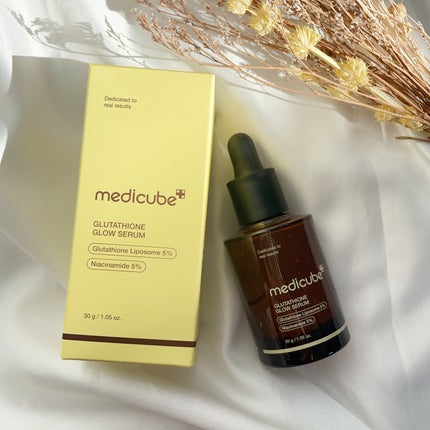 グルタチオングロウアンプル/MEDICUBE/美容液を使ったクチコミ(5枚目)